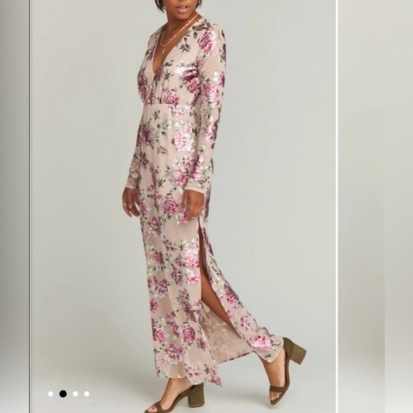 Show Me Your MuMu Pants - Show Me Your MuMu Carmella long sleeve floral‎ maxi - NWT